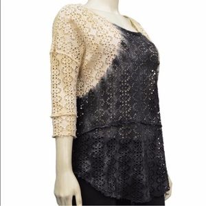 Free People Oversized Eyelet Tunic